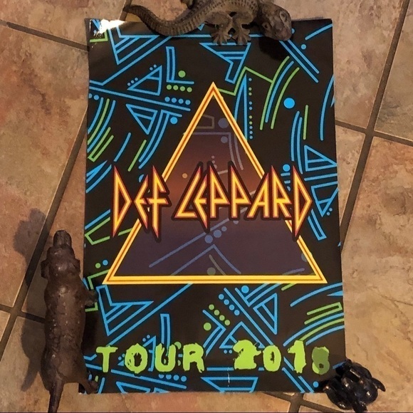 Tour Merch Other - 2018 Tour Def Leppard VIP Poster Print